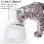 Sadomlover Cat Dog Bowls with Raised Stand Cat Food Water Feeder Bowls - 15° Tilted Elevated Pet Bowl Stress-Free Suit for Cats and Small Dogs