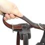 PET ARTIST Leather Large Dog Harness Heavy Duty Vest Thick Soft for Big Medium Breed Dogs Brown
