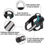 Bolux Service Dog Harness, Easy On and Off Pet Vest Harness, Reflective Breathable and Easy Adjust Pet Halters with Nylon Handle for Small Medium Large Dogs - No More Pulling, Tugging or Choking
