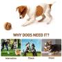 ZNOKA Interactive Dog Treat Dispensing Ball, Interactive Food Dispenser Durable Pet Dog Treat Ball