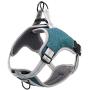 DUDU PE No Pull Dog Harness Reflective Adjustable Vest, Soft Mesh Padded Pet Vest for Walking Training Running, Suitable for Small Medium Large Dog [Easy to Put on & Take Off]