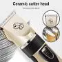 Kartice Dog Clippers, Rechargeable Low Noise Cordless Electric Dog Clippers, Dog Grooming Trimmer Pet Hair Clippers Kit (Gold) Kartice Dog Clippers, Rechargeable Low Noise Cordless Electric Dog Clippers, Dog Grooming Trimmer Pet Hair Clippers Kit (Gold)