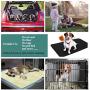 Newbeau Washable Pee Pads for Dogs, Dog Training Pad with Durable Oxford Cloth, Reusable Seat Protector Pad for Beds,Couches,Cars,Chairs - Set of 2