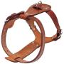 Beirui Genuine Leather Dog Harness Pet Training Walking Harness for Medium Large Dogs Pitbull Boxer Mastiff