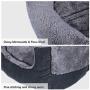 GASUR Small Dog Bed & Cat Beds, Round Pet Beds for Indoor Cats, Detachable Machine Washable Soft & Plush Calming Dog Bed, Self Warming & Cooling Kitten Puppy Bed
