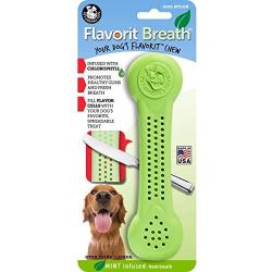 Pet Qwerks Flavorit Flavor Infused Nylon Chew Toy - Fillable Cells for Spreads, Durable Tough Toys for Aggressive Chewers | Made in USA with FDA Compliant Nylon