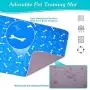 AOFITEE Washable Dog Pee Pads, Bone Print Waterproof Pet Training Potty Pad with Great Urine Absorption, Reusable Leakproof Whelping Mat for Puppy, Large Dog and Cat