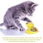 ocijf179 Cat Toy Three-Headed Windmill Cat Toy Turntable Scratching Rubbing Brushing Pet Supplies - Blue