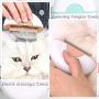 MALOROY 2-in-1 Cat Comb Dog Grooming Brush Hair Removal Shedding Cleaning Massage Combs Best Pet Hair Brushes Dematting Tools Grooming Kit for Kitten/Puppy/Pets