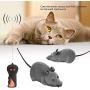 Zetiling Mice Toy, Remote Control Mouse Toy, Automatic Moving Mouse Wireless Mouse Funny Rat Cat Toy with Lifelike Sounds to Attract The Attention of Cats or Dogs