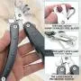 Wistiya Dogs Nail Clippers, Foldable Dogs Nail Trimmers with Safety Guard, Pet Comb and Nail File, for Small/Medium/Large Dogs or Cats, Professional Home Pet Grooming Tools Wistiya Dogs Nail Clippers, Foldable Dogs Nail Trimmers with Safety Guard, Pet Comb and Nail File, for Small/Medium/Large Dogs or Cats, Professional Home Pet Grooming Tools
