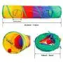 PAOPO Cat Tunnel,Cat Tube Toy Collapsible Indoor Interactive Cat Play Tunnel 2 Way Tube with Fun Ball Cat Toy,Best for Cat,Puppy,Rabbit PAOPO Cat Tunnel,Cat Tube Toy Collapsible Indoor Interactive Cat Play Tunnel 2 Way Tube with Fun Ball Cat Toy,Best for Cat,Puppy,Rabbit