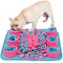 ulovemore qh Snuffle Mat for Dogs, Interactive Dog Toys Encourages Natural Foraging Skills Dog Puzzle Toys, Snuffle Mat for Small or Medium Dogs