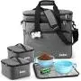 beka. Dog Travel Bag - Dog Travel Kit with 2 Collapsible Silicone Bowls, 2 Food Containers, Multi-Use Pockets for Pet Accessories - Ideal Mobile Dog Gear Weekender beka. Dog Travel Bag - Dog Travel Kit with 2 Collapsible Silicone Bowls, 2 Food Containers, Multi-Use Pockets for Pet Accessories - Ideal Mobile Dog Gear Weekender
