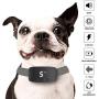 Bark Collar for Dogs, Rechargeable Anti Barking Control Training Collar, Three Training Methods and 7 Sensitivity Adjustment Modes, for Small Medium Large Dogs (Black)