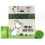 MOKAI Compostable and Biodegradable Dog Poop Bags Made with Corn Starch | Large Environmentally Friendly Dog Waste Bags Certified 100% Compostable and Biodegradable (320 Bags)