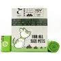 MOKAI Compostable and Biodegradable Dog Poop Bags Made with Corn Starch | Large Environmentally Friendly Dog Waste Bags Certified 100% Compostable and Biodegradable (320 Bags)