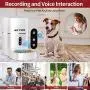 AIIYME Automatic Dog Cat Feeder, 2.4G WiFi Enabled 6L Smart Food Dispenser for Cats and Small Dogs with App Control, Timer Programmable, Portion Control and Voice Recorder Up to 8 Meals per Day