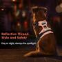 Eagloo Dog Harness No Pull, Pink Walking Pet Harness with 2 Sturdy Mental Rings and Handle Adjustable Reflective Breathable Oxford Soft Vest Easy Control Front Clip Cute Harness Outdoor For Large Dogs