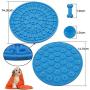 Panker Dog Lick Mat,Durable Silicone Dog Licking Pad Distract Dog for Easy Shower Bath Grooming, Puzzle Lick Mat Slow Feeder with 37 Super Suction Cups - Easy to Suck On The Wall