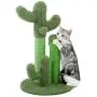 PAWZ Road Cat Scratching Post Cactus Cat Scratcher Featuring with 3 Scratching Poles and Dangling Ball