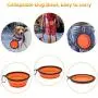 Feeko 2 Pack Collapsible Dog Bowls for Travel, Silicone Foldable Expandable Portable Dog Bowl for Dog/Cat Food Water Feeding, Pet Feeding Cup Dish for Traveling with Carabiners Feeko 2 Pack Collapsible Dog Bowls for Travel, Silicone Foldable Expandable Portable Dog Bowl for Dog/Cat Food Water Feeding, Pet Feeding Cup Dish for Traveling with Carabiners