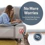 Cat Scratch Deterrent Tape - 12 x 17 Inches 8 PCS - Furniture Protector from Pet Scratch, Clear Double Side Anti-Scratch Cats Training Tape Sheets - Couch, Door, Walls, Carpet Protector – Residue Free
