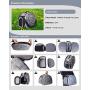 PetLike Airline Approved Pet Carrier Soft Sided Collapsible Travel Bag for Cats & Small Dogs