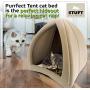 Stuft Purr Tent Moccasin Cat Bed