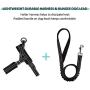 SlowTon No Pull Small Dog Harness and Leash, Heavy Duty Easy for Walk Vest Harness Soft Padded Reflective Adjustable Puppy Harness Anti-Twist Pet Lead Quick Fit for Small Dog Cat Animal