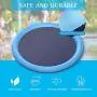 WEIMIN Splash Sprinkler Pad for Dogs Kids 59” Thicken Dog Pool with Sprinkle Pet Bathing Tub Summer Outdoor Water Toys Kiddie Pool