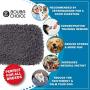 bouba choice Snuffle Mat for Dogs 21.65'' x 16.54'' Snuffle Mat to Encourage Natural Foraging - Ideal Dog Feeding Mat and Breeds with Bonus Dog Shower Lick Pad