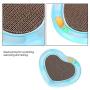 HERCHR Cat Scratching Pad Board Pet Kitten Heart-Shaped Scratcher Bell Balls Training Toys,3 Colors