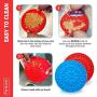 Petkoo Dog Lick Mat Set of 2 with Scrub Brush - Silicone Lick Pad for Pet Bath - Stronger Suction Cups for Shower or Tub - for Grooming, Trimming Nails, Distraction, Pet Training, Calming Anxiety Petkoo Dog Lick Mat Set of 2 with Scrub Brush - Silicone Lick Pad for Pet Bath - Stronger Suction Cups for Shower or Tub - for Grooming, Trimming Nails, Distraction, Pet Training, Calming Anxiety