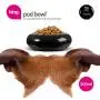HING Pet Cat Dog Feeding Pod Bowl, 300 g, Small, Black HING Pet Cat Dog Feeding Pod Bowl, 300 g, Small, Black