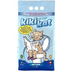 Kikikat Natura Clumping Cat Litter, Unscented Maximum Odor Control Premium Quality All Natural 1 Bag = 1 Month Supply