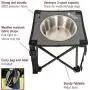 Leashboss Camping Feeder Single Outdoor Elevated Dog Bowl, 10.5” Travel Raised Dog Feeder for Medium and Large Dogs, Includes 2 Quart Stainless Steel Bowl Leashboss Camping Feeder Single Outdoor Elevated Dog Bowl, 10.5” Travel Raised Dog Feeder for Medium and Large Dogs, Includes 2 Quart Stainless Steel Bowl