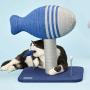 PETKIT Cat Scratching Post with 2 Cat Teasers Toys, Cute Cat Interactive Toys Scratcher Post with Nature Rope