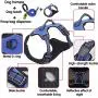 No-Pull Dog Harness with Leash,Adjustable Soft Padded Dog Vest, Reflective No-Choke Pet Oxford Vest with Easy Control Handle for Large Dogs (Blue, S) No-Pull Dog Harness with Leash,Adjustable Soft Padded Dog Vest, Reflective No-Choke Pet Oxford Vest with Easy Control Handle for Large Dogs (Blue, S)
