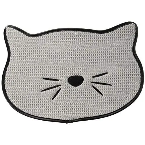 Bone Dry Embroidered Microfiber Cat Shape Pet Food Bone Dry Embroidered Microfiber Cat Shape Pet Food