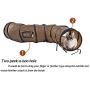 PAWZ Road Cat Toys Collapsible Tunnel for Rabbits, Kittens, Ferrets and Dogs