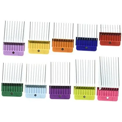 Oster 10-Piece Stainless Steel Pet Clipper Guide Comb Kit (078936-100-000) Oster 10-Piece Stainless Steel Pet Clipper Guide Comb Kit (078936-100-000)