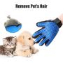 FecPecu Pet Grooming Gloves, Dog Bathing Shampoo Gloves with High Density Teeth, Silicone Hair Removal Gloves with Enhanced Five Finger Design for Dogs, Cats