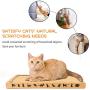 Waretary Flat Cat Scratcher Cat Scratching pad Toys Sisal Scratch Pad Anti-Slip Backing & Catnip Durable Scratching Pad Sisal