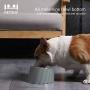 Dog Bowls Stainless Steel Cat Bowls and Water Food Feeder with Non Spill Skid Resistant 15° Slanted Bowl for Dog Puppy Cat and Kitten