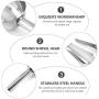 POPETPOP Dog Food Scoop Stainless Steel Pet Food Shovel Practical Durable Pet Feeding Spoon Pet Food Feeding Accessories for Home Pet Food