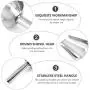 POPETPOP Dog Food Scoop Stainless Steel Pet Food Shovel Practical Durable Pet Feeding Spoon Pet Food Feeding Accessories for Home Pet Food