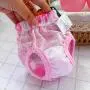 MeiAOBest Pet Diapers, Female Dogs Sanitary Panties Washable Reusable Puppy Nappies for Small Dog (M)
