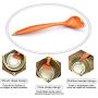 Super Design Can Covers Scoop Packaging,BPA Free Silicone Can Cover for Multiple Sizes with Melamine Food Scoop,for Dog and Cat, Small Scoop