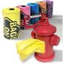 Bags on Board Fire Hydrant Style Dog Waste Bag Dispenser with 30 Refill Bags